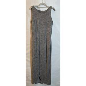 Hem & Thread Dress - Size‎ L - Deep Slit with Short Skirt Layer - Cute & Soft!